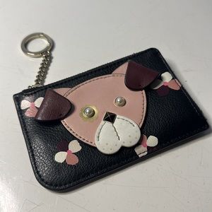 KATE SPADE New York | Street style leather card holder with chain 🐶
